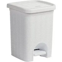 Kreher Kosmetikeimer mit herausnehmbaren Einsatz in Rattan Optik 6 Liter (Farbe wählbar)
