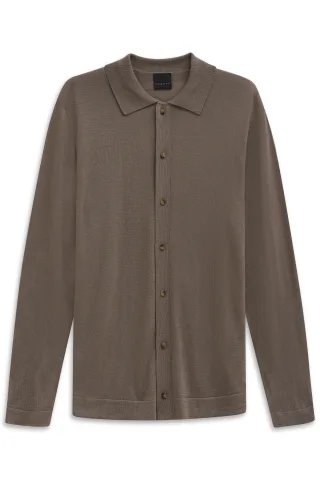 bugatti - Herren Strickjacke braun - Gr. - M