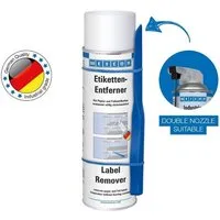 WEICON Etiketten Etikettenentferner zum Lösen von Etiketten 500 ml farblos, Einfache Beseitigung von Papieretiketten inkl. Spatel