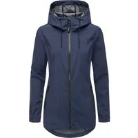 Ragwear Kurzmantel Zuzka Sport Wasserdichter kurzer Übergangsmantel für Damen