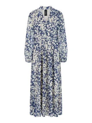 Marc Cain Collections - Midikleid mit Print midnight sail - Gr. - 38