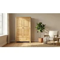 OTTO home Wäscheschrank Rauna (B/H/T ca. 96/155/38 cm) aus massiver Kiefer, FSC®, 2-türig, 96cm breit