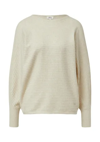 s.Oliver - Strickpullover beige - Gr. - 34