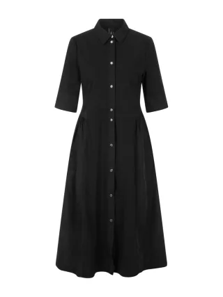 Marc Cain Sports - Midikleid aus Stretchmaterial black new - Gr. - 42