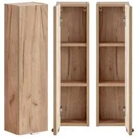 Lomadox Hängeschrank TOSKANA-56 Badezimmer in Wotaneiche Nb. B/H/T ca. 20/75/16cm