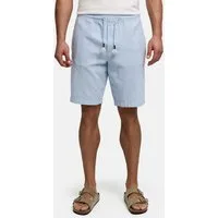 Indicode Leinenhose Herren INLino Leinen Shorts mit Kordelzugbund mit elastischem Bund und Bindekordel in sommerlich leichter Qualität
