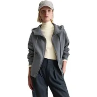Marc O'Polo DENIM Sweatjacke mit kuschelig gerauter Innenseite