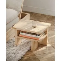 Karup Design Beistelltisch Japan Side Table, kompakt, stilvoll, funktional, Made in Europe, vielseitig einsetzbar, aus massivem FSC®-zertifiziertes Massivholz