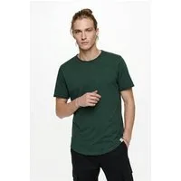 ONLY & SONS Rundhalsshirt ONSBENNE LONGY SS TEE NF 7822 NOOS Baumwolle, lang geschnitten