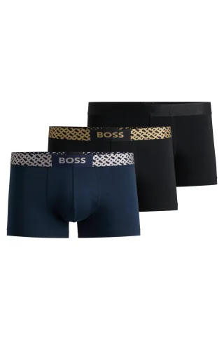 BOSS Menswear Black - Trunk 3P Gift patterned - Gr. - XXL