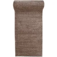Mazovia Läufer Läufer Flurläufer Einfarbig für Vorzimmer, Küche - Braun, 70 x 100 cm, Kurzflor, Meterware, Höhe 10 mm