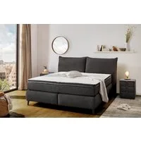 Jockenhöfer Gruppe Boxspringbett Hacienda, Breite 180cm,erhältlich in verschiedenen Farben, 7-Zonen-TTFK-Matratze, KS-Topper, verschiedene Härtegrade wählbar