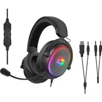 Speedlink CONUX schwarzes, komfortables RGB - Stereo Gaming-Headset (für PC/PS5/PS4/ Xbox Series X/S/Switch 2/Switch/OLED/Lite)
