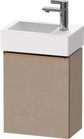 Duravit D-Neo Waschtischunterbau wandhängend Leinen Matt 364x222x440 mm - DE4218L04750000 DE4218L04750000