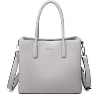 Miss Lulu Handtasche Damen Handtasche aus PU-Leder mit mehreren Fächern