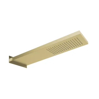 Herzbach spa ix pvd regen slim ap 537x165 eckig brass, Brass Steel, 21.661700.1.41 21.661700.1.41