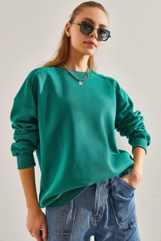 Übergrößen Rundhals Strickpullover