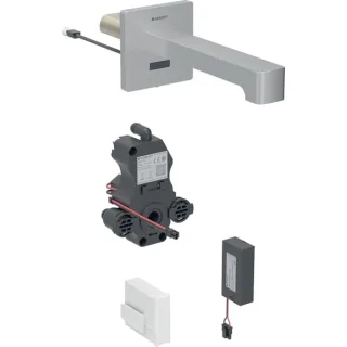 Geberit Brenta Waschtisch-Armatur,Wandmontage, Batterie 116294SN1