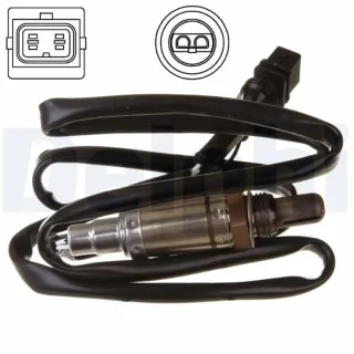 Delphi Lambdasonde vor Katalysator Alfa Audi Fiat Ford Hyundai Seat Skoda VW Volvo
