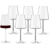 Stölzle Rotweinglas Power Rotweingläser 520 ml 6er Set, 6-tlg., Glas