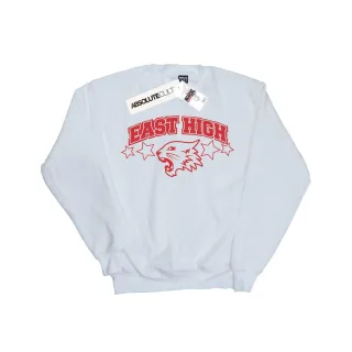 Disney Herren High School Musical The Musical Wildcat Sterne Sweatshirt (weiß)