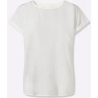 Sieh an! Klassische Bluse Schlupfbluse Kurzarm