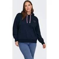 ONLY CARMAKOMA Kapuzensweatshirt CARNOLI L/S HEART HOOD SWT NOOS