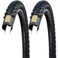 Schwalbe Fahrradreifen 2x Schwalbe Land Cruiser 47-622 Drahtreifen K-Guard 28x1.75, (2-tlg), Drahtreifen