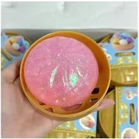 OLi Jumboball Realistisches Glitzer Knödel-Quetschspielzeug mit Bambus-Dampfgarer, Stressabbau-Spielzeug Dumpling-Squishy