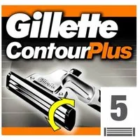 Gillette Rasierklingen Contour Plus Nachfüllung 5 Einheiten
