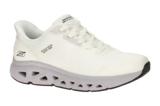 Skechers BOBS ARC WAVES REMIX 117863 WLV wei? - sportliche Slipper f?r Damen