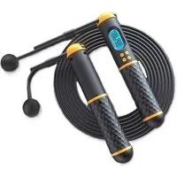 Sport-Knight® Springseil Schnurloses Springseil 2in1, mit Zähler & LCD Display, 300cm Länge