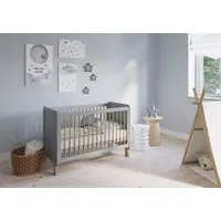 FabiMax Babybett Nachteule, 120x60 cm, 3-fach Höhenverstellbar, Umbaubar zum Juniorbett