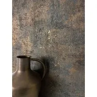 Newroom Vliestapete Perseus Black Tapete Betonoptik Beton,Zement,Glanz, Schwarz Tapete Modern Beton - Betonwand Glanzoptik Kupfer Industrial Glamour Zement Glanz für Wohnzimmer Schlafzimmer Küche, Betonwand