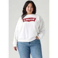 Levi's® Plus Sweatshirt PL GR EVERYDAY CREW mit Batwing-Logo mit Rosenprint