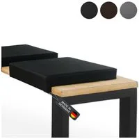 Lycce Bankauflage Lycce Bankauflage Kunstleder Klemmkissen 1 Leiste, weiche Polsterung, (1 St), Kunstleder (100.000 Scheuertouren), extra hohe Polsterung