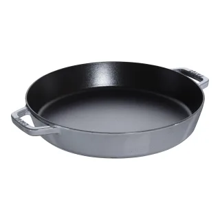 Staub Pans Paella-Pfanne 34 cm, Gusseisen, Graphit-Grau