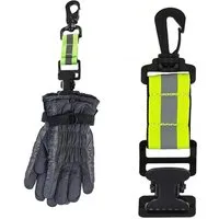 FELIXLEO Arbeitshandschuhe Feuerwehr Handschuhhalter, Reflektierende Streifen Handschuh Clip (1-St)
