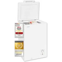 exquisit Gefriertruhe GT5100-010E, 54.6 cm breit, 95 l, 95 Liter, 4-Sterne-Gefrieren, 40 db, Einhängekorb, Kompakt