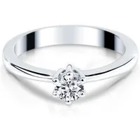 Adam & Eve Verlobungsring Brillantring 585/- Gold, Weißgold, Rotgold 0,10 ct./0,15 ct./0,25 ct. (AE10 - Diamantring), inklusive Echtheitszertifikat - Gravur möglich