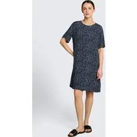 TOM TAILOR Midikleid Kleider & Jumpsuits Loose Fit Kleid mit Cut-Out-Detail