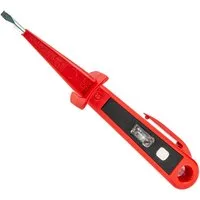 EUROTOOLS Schraubendreher Spannungsprüfer Phasenprüfer 250 V, Schlitz - Schraubendreher 150 mm