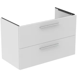 Ideal Standard MWT-Unterschrank i.life B 2 Auszüge Siphon re. 1000x505x630mm Weiß matt, T5585DU T5585DU