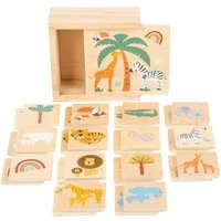 small foot GmbH & Co. KG Lernspielzeug small foot Memospiel Safari aus Holz