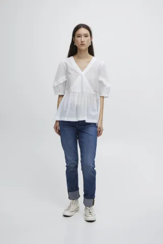 Langarm - Hemd IHFOLONA Langarm-Hemd Loose fit