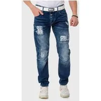 Cipo & Baxx 5-Pocket-Jeans Jeans im Used-Look