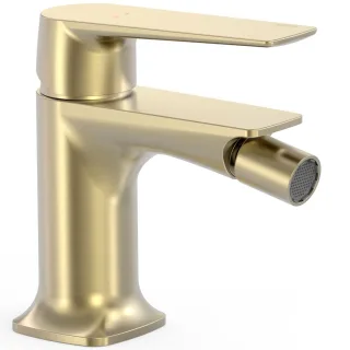 Tres Einhebel Bidetmischer Kugelgelenk G3/8" flexible Anschlussschläuche, 22212001CA 22212001CA
