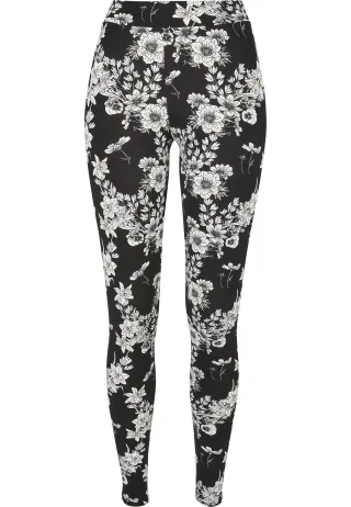 URBAN CLASSICS Leggings "Urban Classics Damen Ladies Soft AOP Leggings"