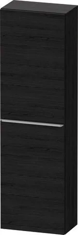Duravit D-Neo Halbhochschrank Eiche Schwarz Matt 400x240x1320 mm - DE1318R70160000 DE1318R70160000