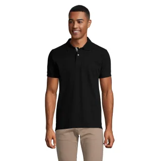 SOLS - "Portland" Poloshirt für Herren (Schwarz/Grau)